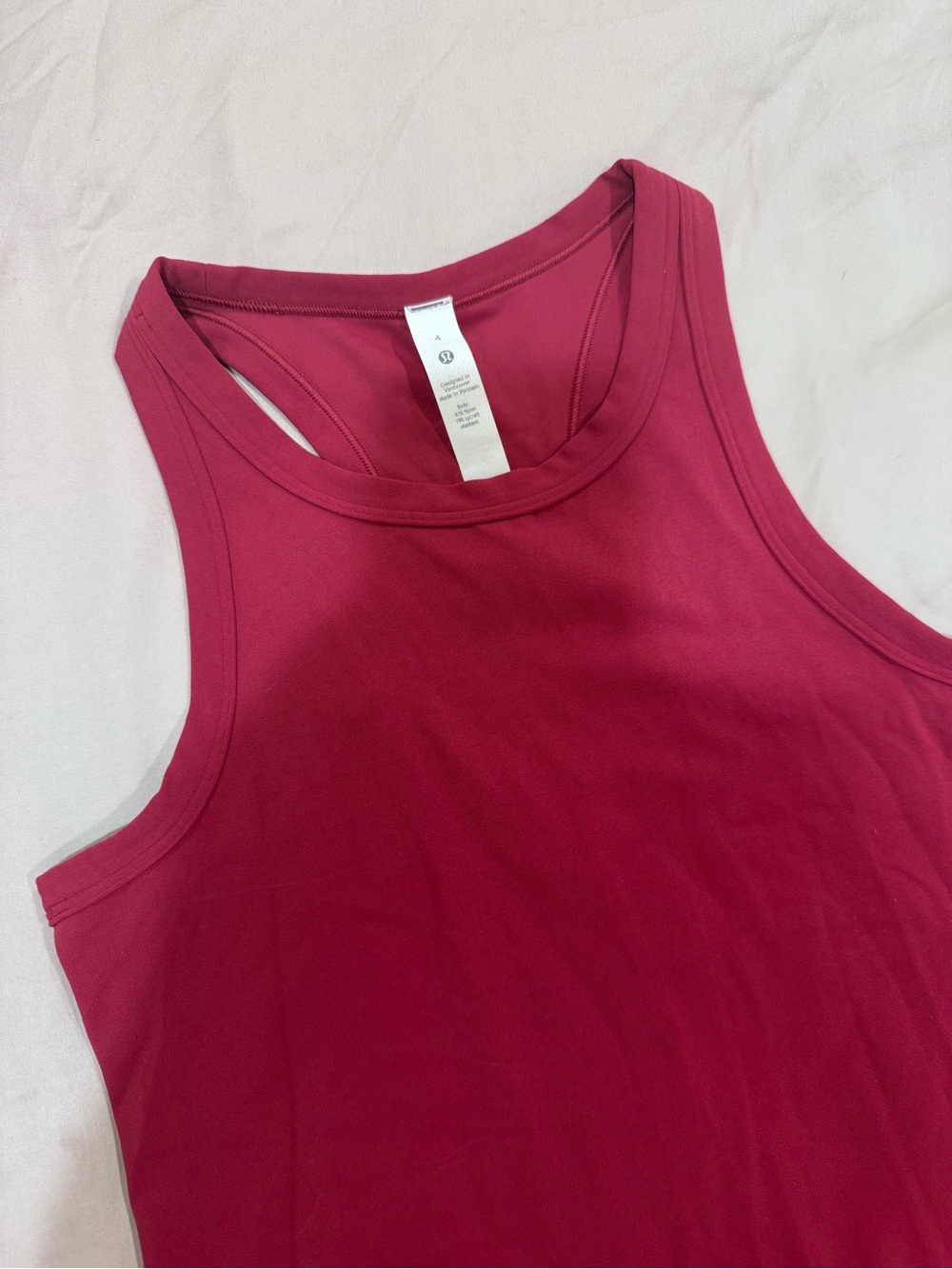 lululemon Raspberry Racerback Tank